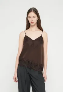 Топ vilea на бретелях Vila, Coffee Bean