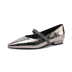 FMM Женские повседневные туфли Gunmetal/Black в цвете металлик, цвет Gunmetal