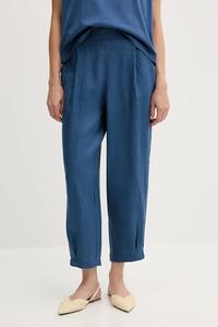 Льняные брюки United Colors Of Benetton, синий