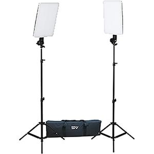 Комплект светодиодных светильников Smith-Victor SlimPanel мощностью 800 Вт с двумя лампами дневного света