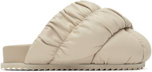 Бежевые шлепанцы YUME YUME