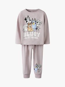 Детский комплект пижамы Bluey с длинными рукавами NAME IT, Burnished Lilac