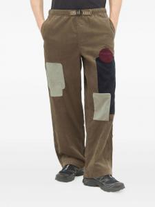 Brain Dead брюки с нашивками, зеленый