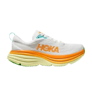 Кроссовки HOKA Bondi 8 'Blanc De Blanc Solar', белый