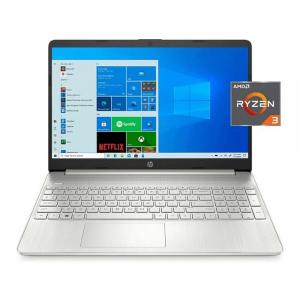 Ноутбук HP 15-ef1300wm 15.6" FullHD 4ГБ/128ГБ, серебряный, английская клавиатура