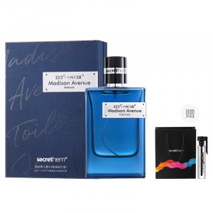 Туалетная вода Madison Avenue для мужчин с аккордом деревянного чая 50 мл кедр лимон амбра ветивер арника He is secret