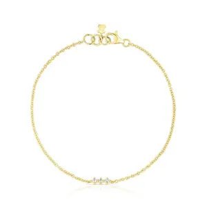 Браслет Tous Les Classiques Strip, золото/бриллианты