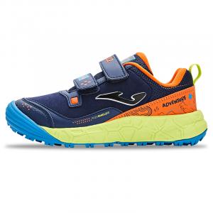 Низкие кроссовки для бега с амортизацией, воздухопроницаемостью и эластичностью для детей Joma, темно-синий