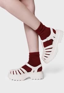 Босоножки на платформе Possession Melissa, светло-бежевые