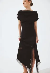 Футболка со скульптурным принтом Na-Kd, Black