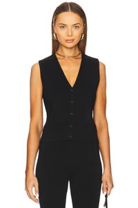 Жилет из трикотажа Erika Eaves, black