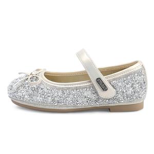 Детские кожаные туфли с противоскользящей подошвой и износостойким верхом ST&SAT KIDS, бежевый