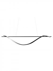 Beliani Подвесные светильники BODRI черного цвета - (Ш) 120 x (В) 143 x (Д) 30 см