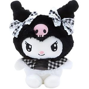 Sanrio Куроми Black White Plaid Lolita плюшевая кукла высотой 20см/31см