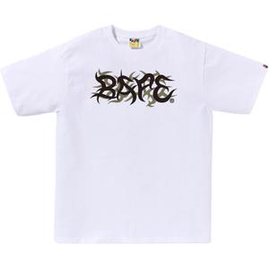 Футболка с принтом Camo Logo A BATHING APE, белый