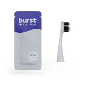 Белая головка щетки, 1 шт. Burst Oral Care
