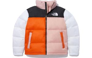 Пуховик унисекс оранжевый The North Face, оранжевый