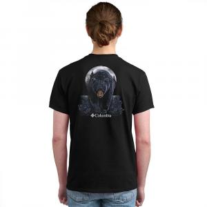 Мужская футболка Columbia с коротким рукавом и рисунком, цвет Black Bear