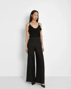 Топ с бретелями и рюшей для женщин Trucco, черный