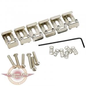 Набор седел Fender American Vintage Stratocaster из 6 шт. American Vintage Strat Saddles