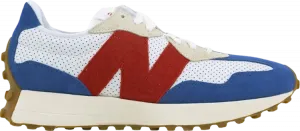 Лимитированные кроссовки New Balance 327 'White Blue Red' JD Exclusive, белый