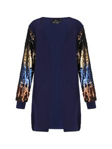 Faina Женский кардиган темно-синего цвета