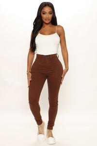 Джинсы скинни Fashion Nova P88, шоколад