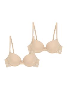 Бюстгальтер на косточках TRIUMPH Push-up Bra Lovely Micro, бежевый