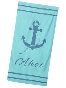 Пляжное полотенце termana Traum&Trend, бирюзовый