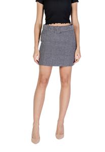 Юбка ONLY с поясом, серый