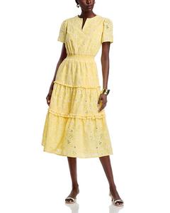 Многослойное макси-платье T Tahari, желтый