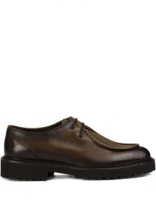 Кожаные туфли на шнуровке Doucal's, коричневый