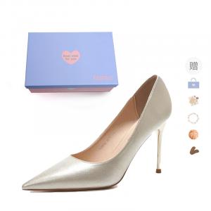 Женские туфли на тонком каблуке с высоким каблуком в коробке Xingdiman, Black