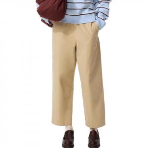 UNIQLO Повседневные брюки Women's Dark Beige Moderate Straight Fit