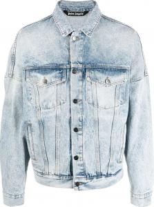 Куртка Palm Angels Back Logo Denim Jacket 'Light/Blue', синий