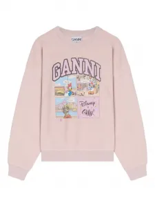 Толстовка с принтом из коллаборации с Disney Ganni, розовый