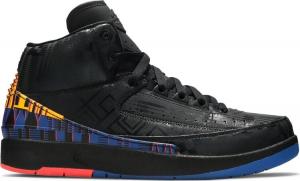 Кроссовки Air Jordan 2 Retro GS Black History Month 2019, черный