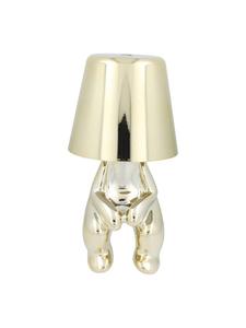 Золотая настольная лампа, светодиодное освещение у кровати, сидящий мужчина в золоте COFI 1453