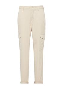 Узкие брюки-карго COMMA Joel, бежевый