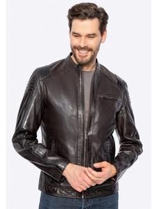 Кожаная куртка Wittchen, темно-коричневый