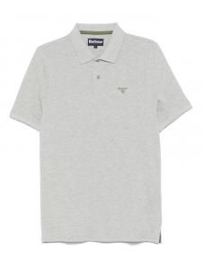 Рубашка поло с вышитым логотипом Barbour, серый