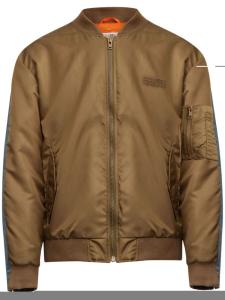 Куртка-бомбер с цифровым мотивом MM6 Maison Margiela, коричневый