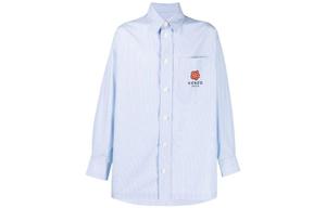 Рубашка Kenzo Logo Button-Down, синий