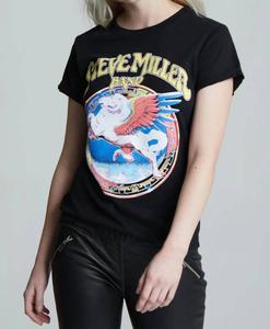 Футболка Steve Miller Band 1977 Dreams в черном цвете Recycled Karma