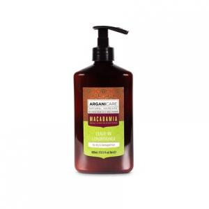 Несмываемый кондиционер с макадамией для сухих и поврежденных волос 400мл, Arganicare