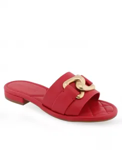 Женские сандалии Big Charm с крупной пряжкой Aerosoles, красный