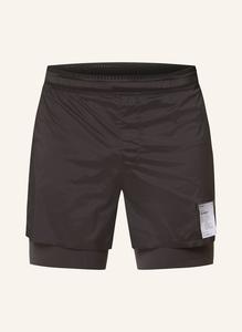 Шорты для бега 2 в 1 techsilk 8" Satisfy, черный