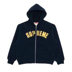 Толстовка Supreme Arc Thermal Zip Up Hooded Sweatshirt, Navy