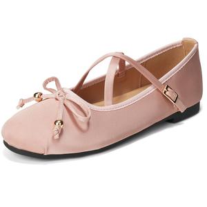 GOSO Блок каблук туфли Мэри Джейн женские розовые, цвет Pink