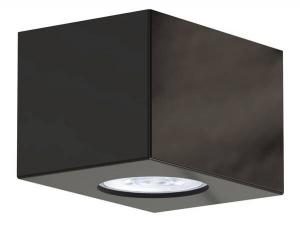 Потолочный светильник Lumicom Manhattan S, 12x7x12 см, глянцевый черный